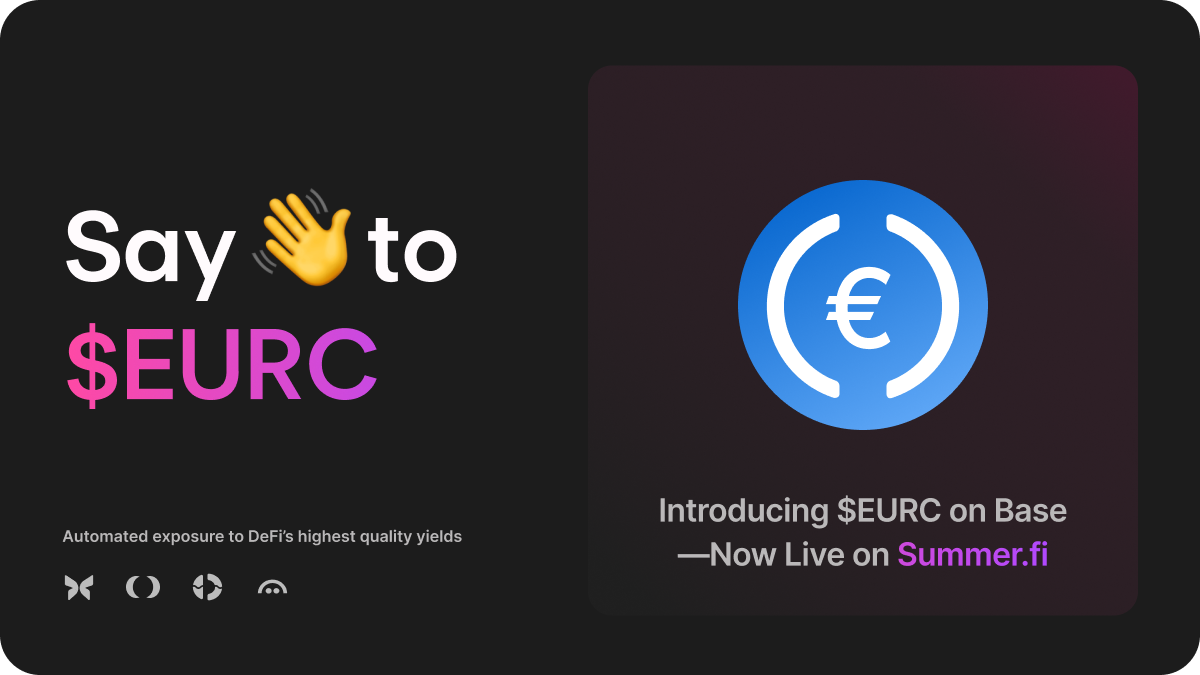 Introducing $EURC on Base—Now Live on Lazy Summer