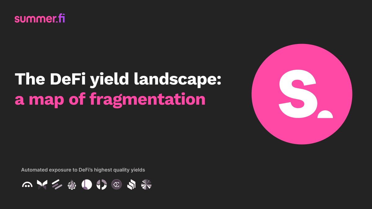 The DeFi yield landscape: a map of fragmentation