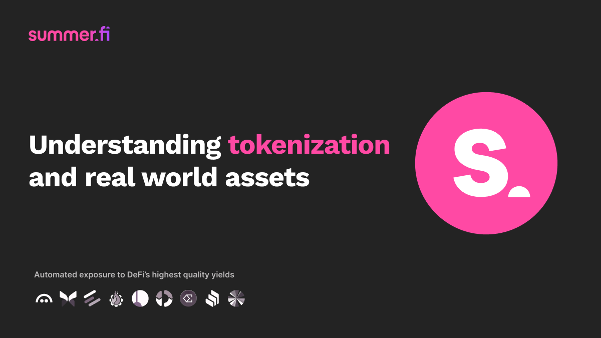 Understanding tokenization and real world assets