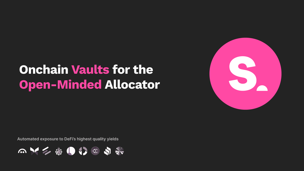 Onchain Vaults for the Open-Minded Allocator