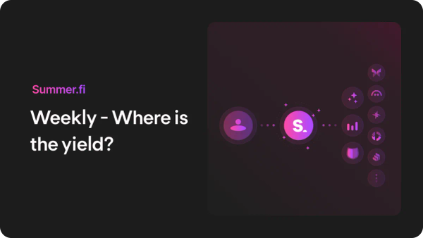 Lazy Summer - Weekly, where is the yield?