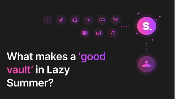 What makes a ‘good vault’ in Lazy Summer?