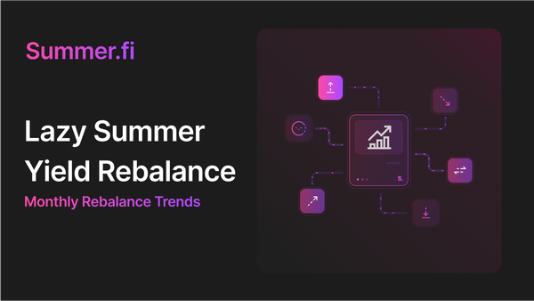 Lazy Summer Monthly Rebalance Trends  – May 2025