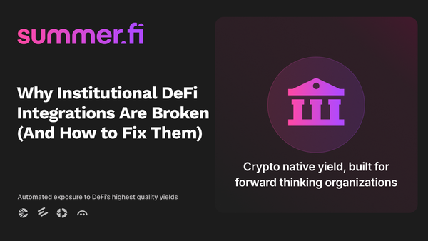 Why Institutional DeFi Integrations Are Broken (And How to Fix Them)