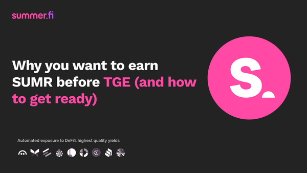 Why you want to earn SUMR Before TGE (and how to get ready)