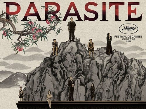 An alternative, illustrated poster for Parasite
