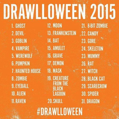 Drawlloween 2015 Prompt