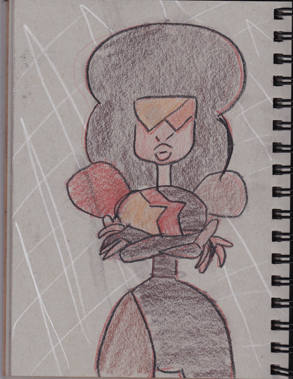 365 Sketch 2015: Day 94: Garnet