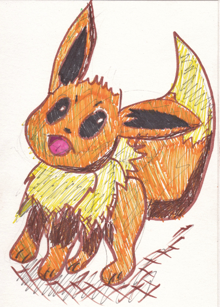 365 Sketch 2015: Day 56: Eevee