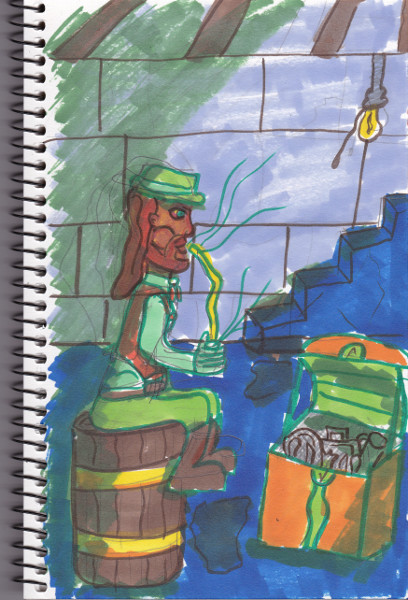 365 Sketch 2015: Day 76: Clurichaun