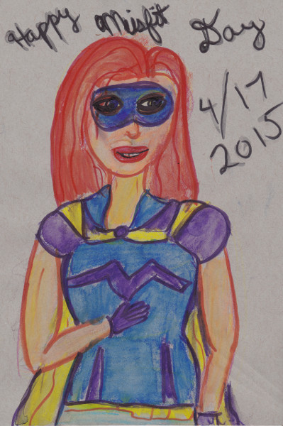 365 Sketch 2015: Day 97: Happy Misfit Day