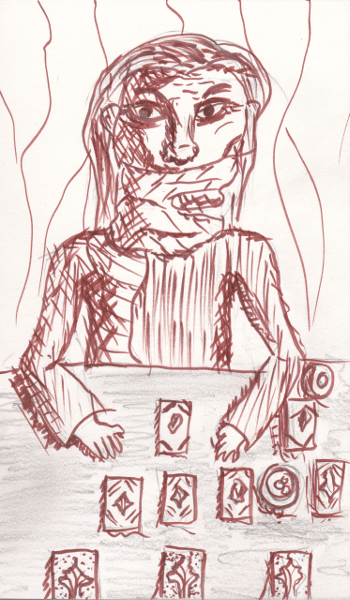 365 Sketch 2015: Day 53: Hand of Fate