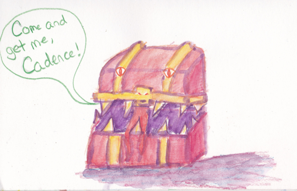 365 Sketch 2015: Red Chest Mimic