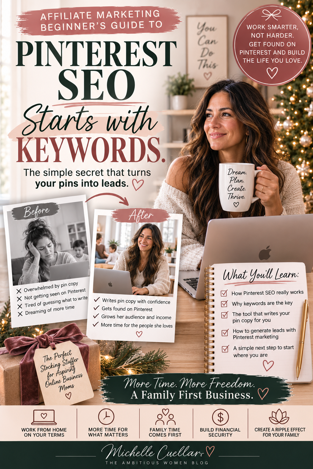 Affiliate Marketting, Pinterest Marketing, Lead Generation, Stocking Stuffer Ideas Christmas Make Money, Legit Work From Home First Time Mom Online Business More Time