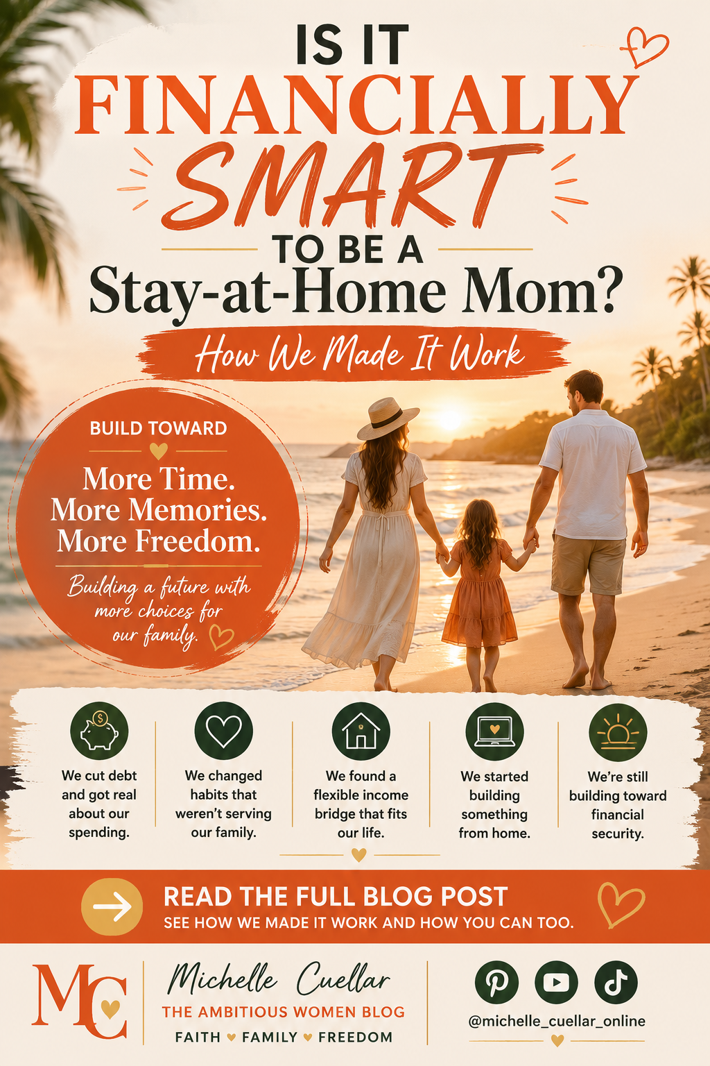 How do families afford to stay-at-home moms Is it financially smart to be a stay-at-home mom How to make $1,000 a month stay at home mom How to make money as a stay-at-home mom financial security affiliate marketing busy parents financial freedom