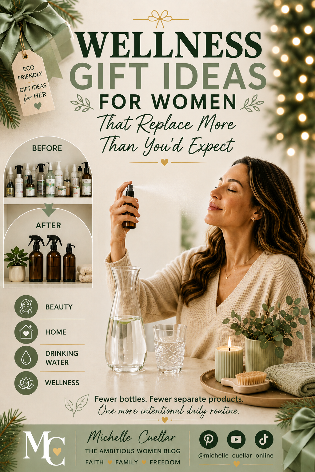 Unique Gifts I Can Give a Woman Who Has Everything Eco friendly gift ideas Christmas gift ideas unique gifts for women heath  wellness lifestyle ideas WELLNESS GIFT IDEAS FOR WOMEN hydrogen water detox water holistic wellness ideas