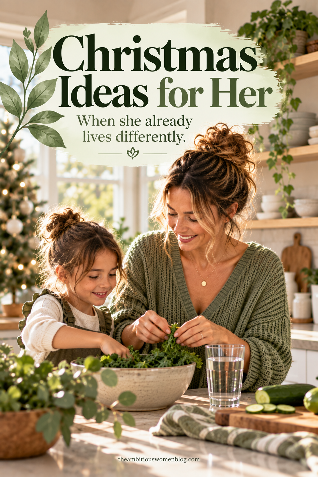 unique Christmas gift ideas Christmas ideas for her eco friendly gift ideas non-toxic gift ideas hydrogen water holistic wellness health and wellness lifestyle sustainable living natural living holistic woman mom unique gifts self care holistic mom