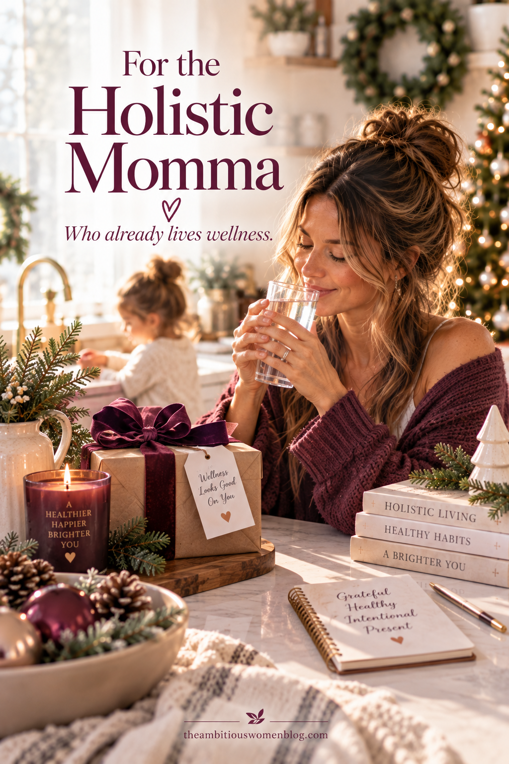 unique Christmas gift ideas for a wellness lifestyle Health and wellness gift ideas unique wellness gifts for her holistic wellness hydrogen water unique gifts holistic mom sustainable living eco friendy gifts holistic mama low tox kitchen