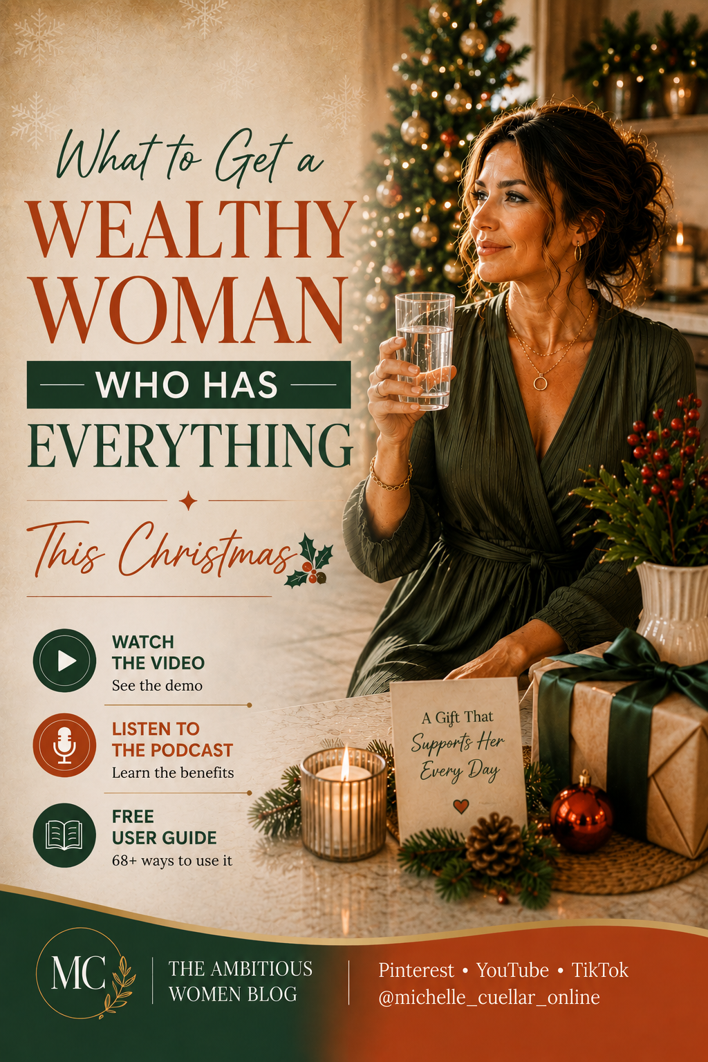 what to get a wealthy woman who has everything this Christmas Unique Christmas gifts for women Unique gifts hollistic wellness health and wellness lifestyle nontoxic lifestyle christmas gift ideas unique gift ideas for someone who has everything 