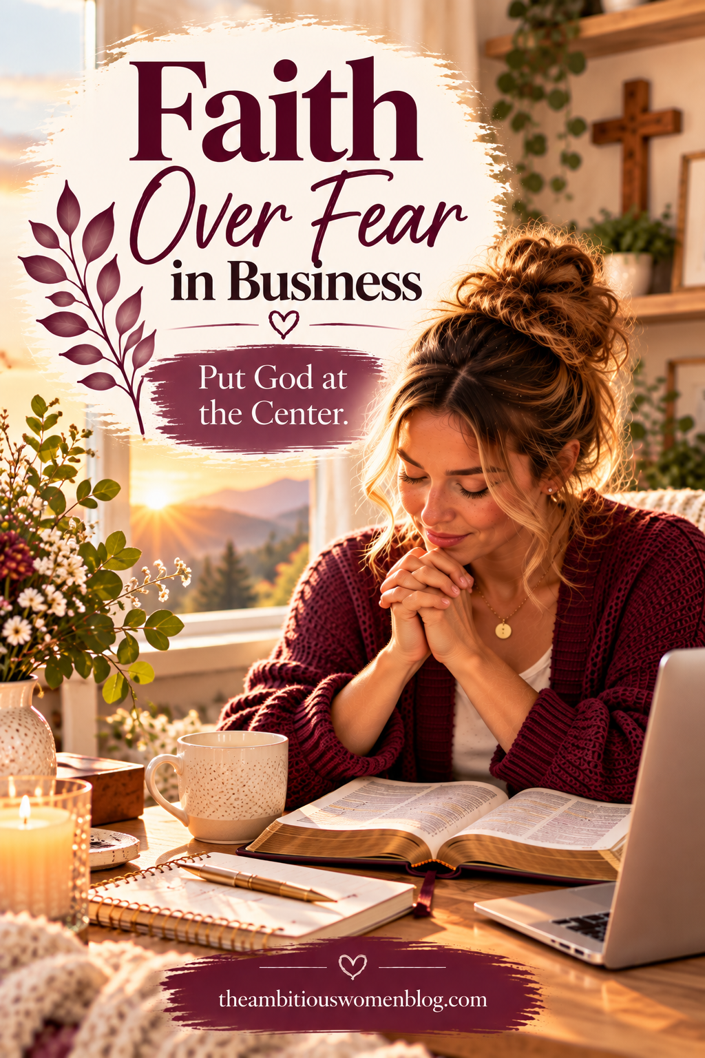 Faith-based business model to make money online Faith-based business for time freedom How to start a faith-based business as a Christian entrepreneur Faith Filled New Year Christian goals Faith over fear New year