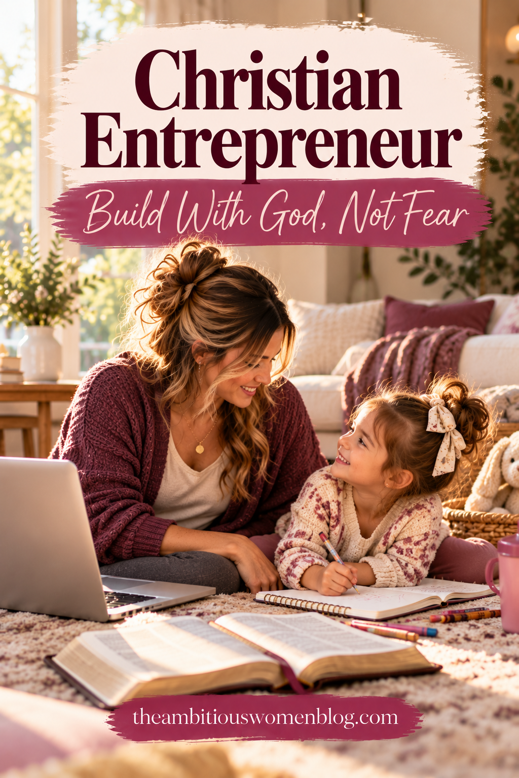 How to know if God is calling you to start a faith-based business as a Christian entrepreneur and Christian woman, for spiritual growth in a faith-filled new year, with a business opportunity or business model to make money online for time freedom