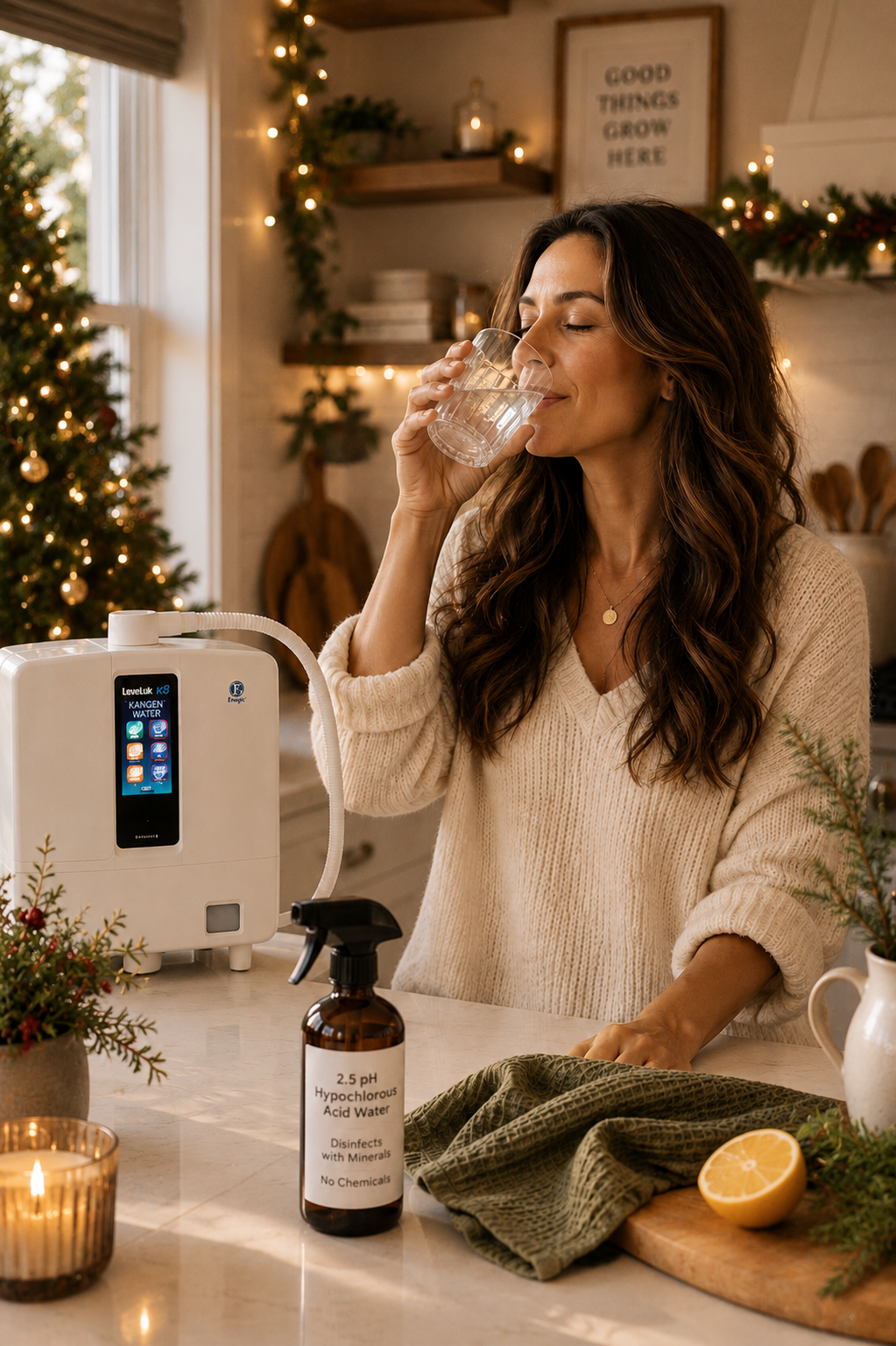 holistic wellness lifestyle affilate marketing detox water hydrogen water low tox kitchen christmas gift ideas best christmas gift wish list financial freedom time freedom make money online