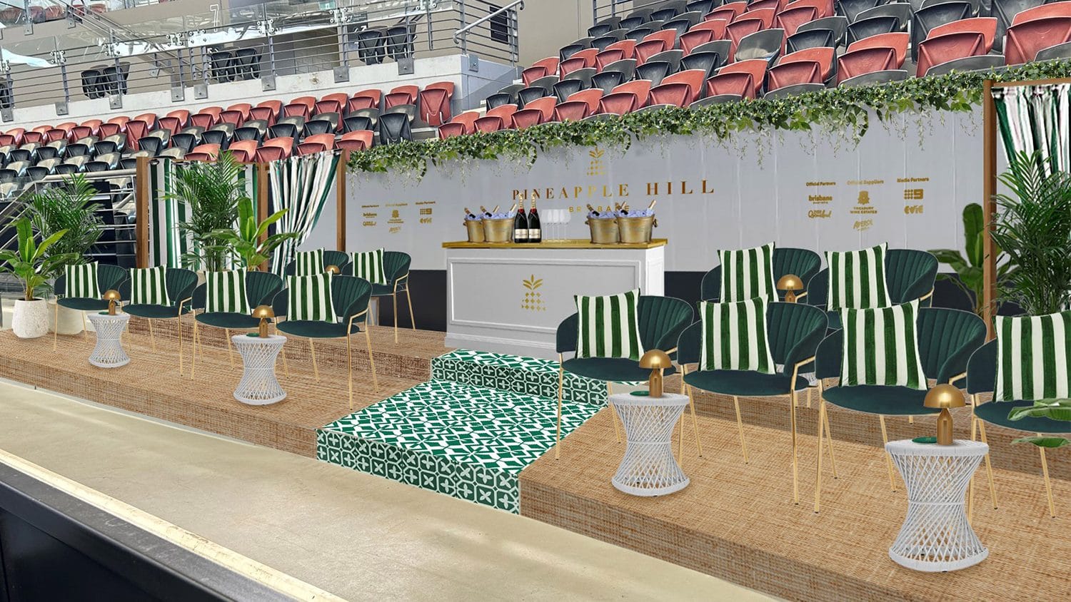 🍍 Brisbane International Unveils Pineapple Hill Premium Seating