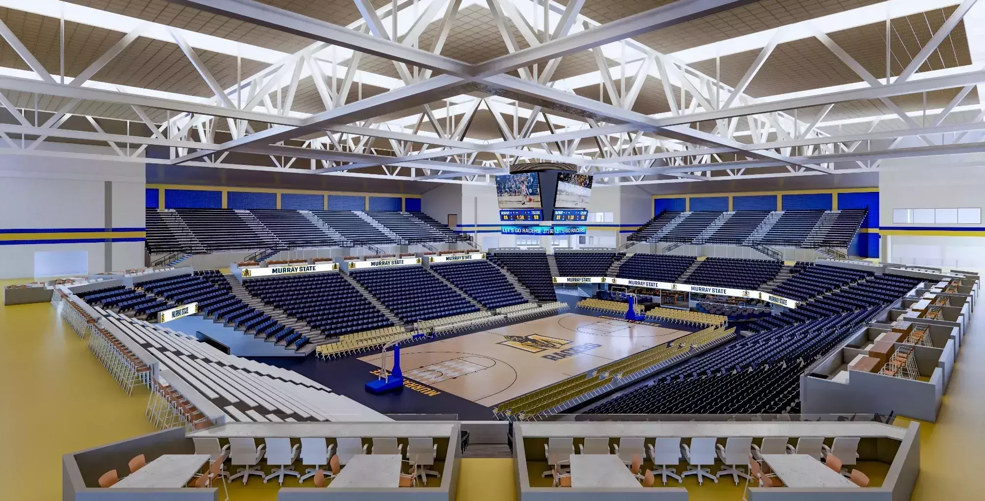 Murray State’s CFSB Center Renovation Adding Premium Loge Boxes and a New Courtside Club