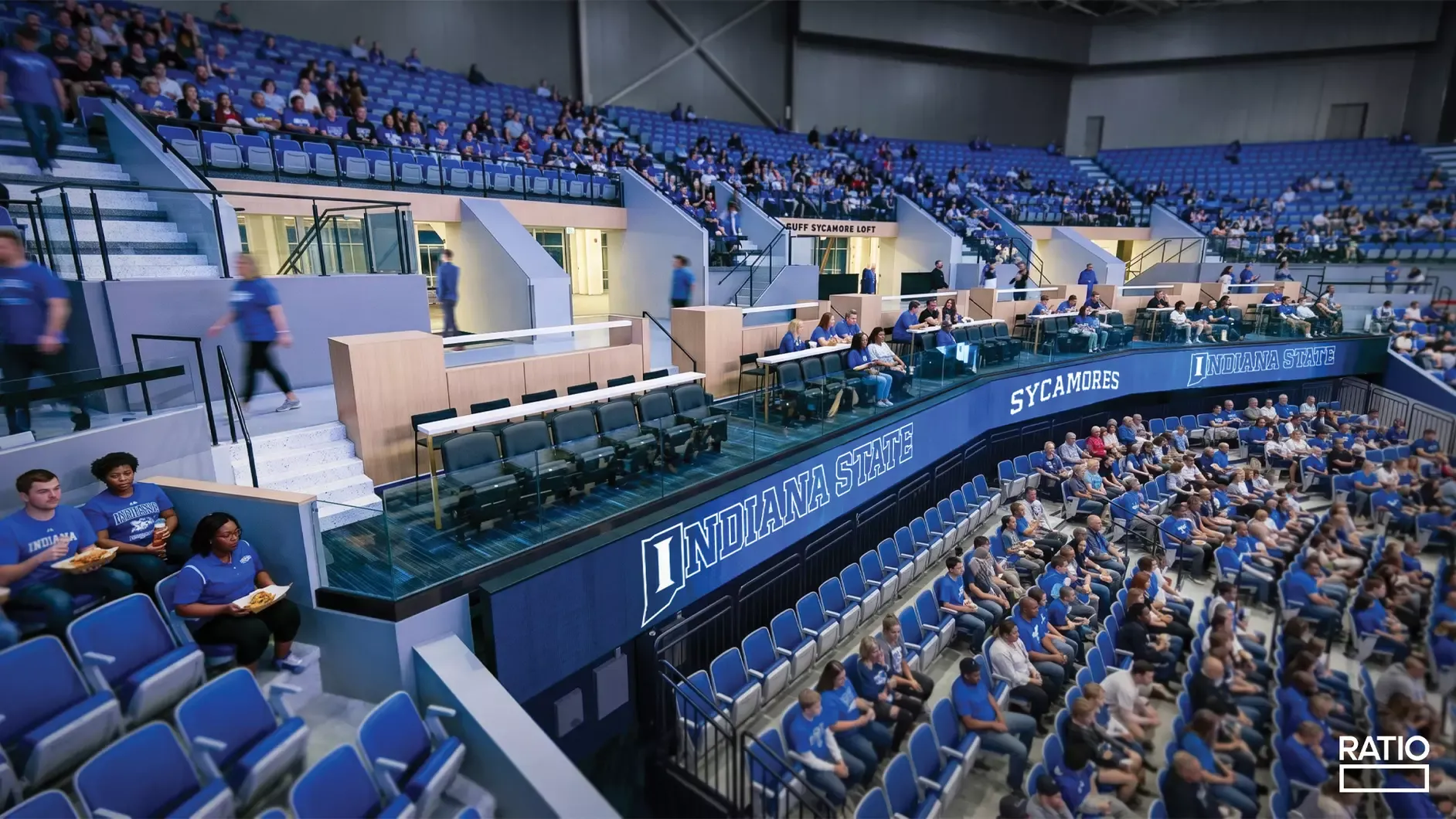 Indiana State Adding Woodruff Sycamore Loft at Hulman Center