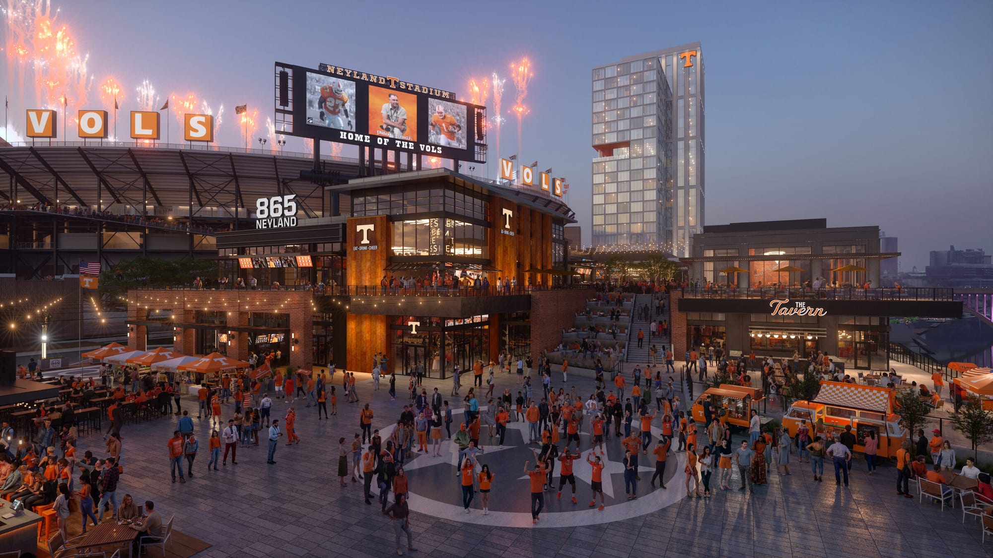Tennessee Unveils 865 Neyland, Detailing Dining and Hospitality District