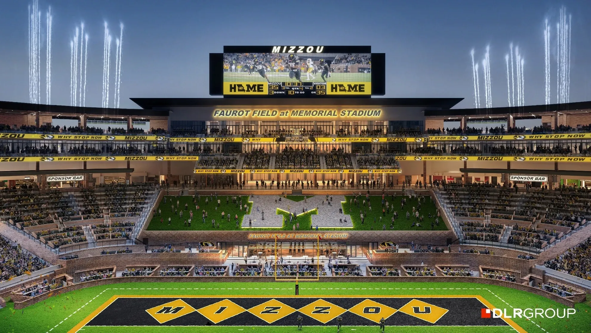 Mizzou Unveils $250 Million North End Zone Transformation at Memorial Stadium