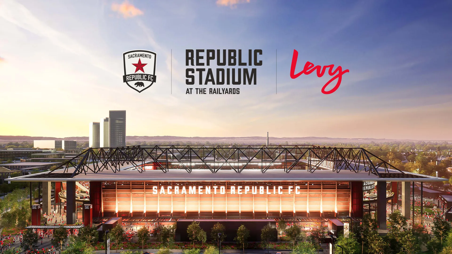 Sacramento Republic FC Taps Levy for New Stadium Hospitality