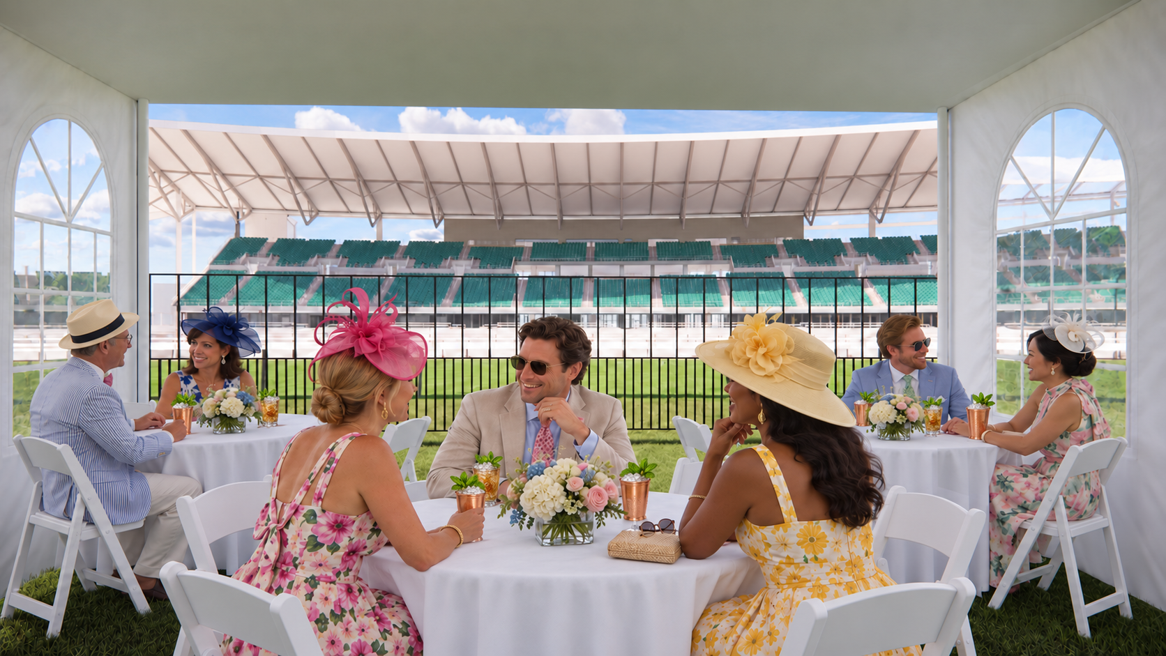 Churchill Downs Adds Infield Turf Cabanas and Victory Run Seating for 2027 Derby