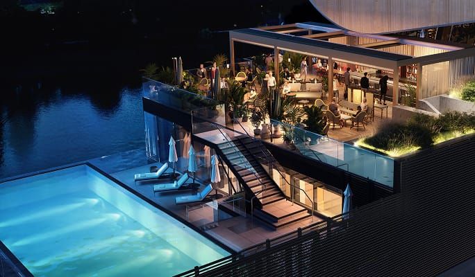 Fulham Pier Adds Four-Level Sæl Spa to Its Year-Round Hospitality Mix post image
