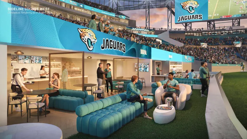 Jaguars Reveal New Premium Clubs, Lounges, and Loge Boxes for Stadium of the Future post image