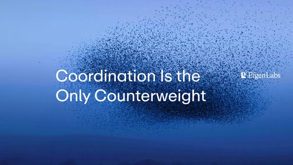 Coordination Is the Only Counterweight