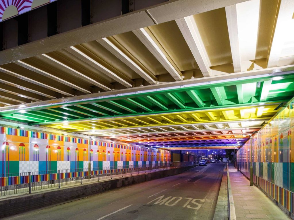 happy street designed by Yinka Ilori