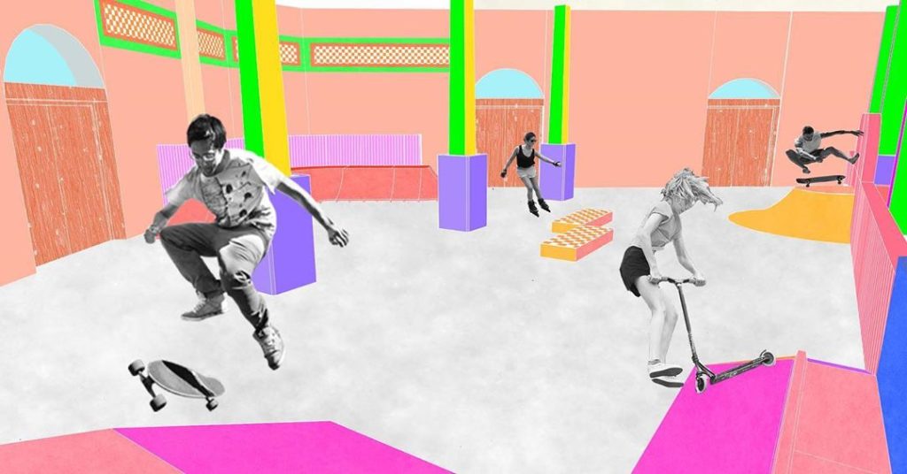 indoor skatepark in Lille France