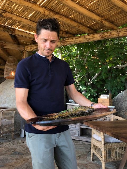 Grilled Mediterranean Seabass infused in Herbs