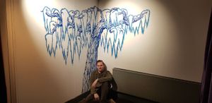 Artist interview: Tree mural at the Allen Gallery