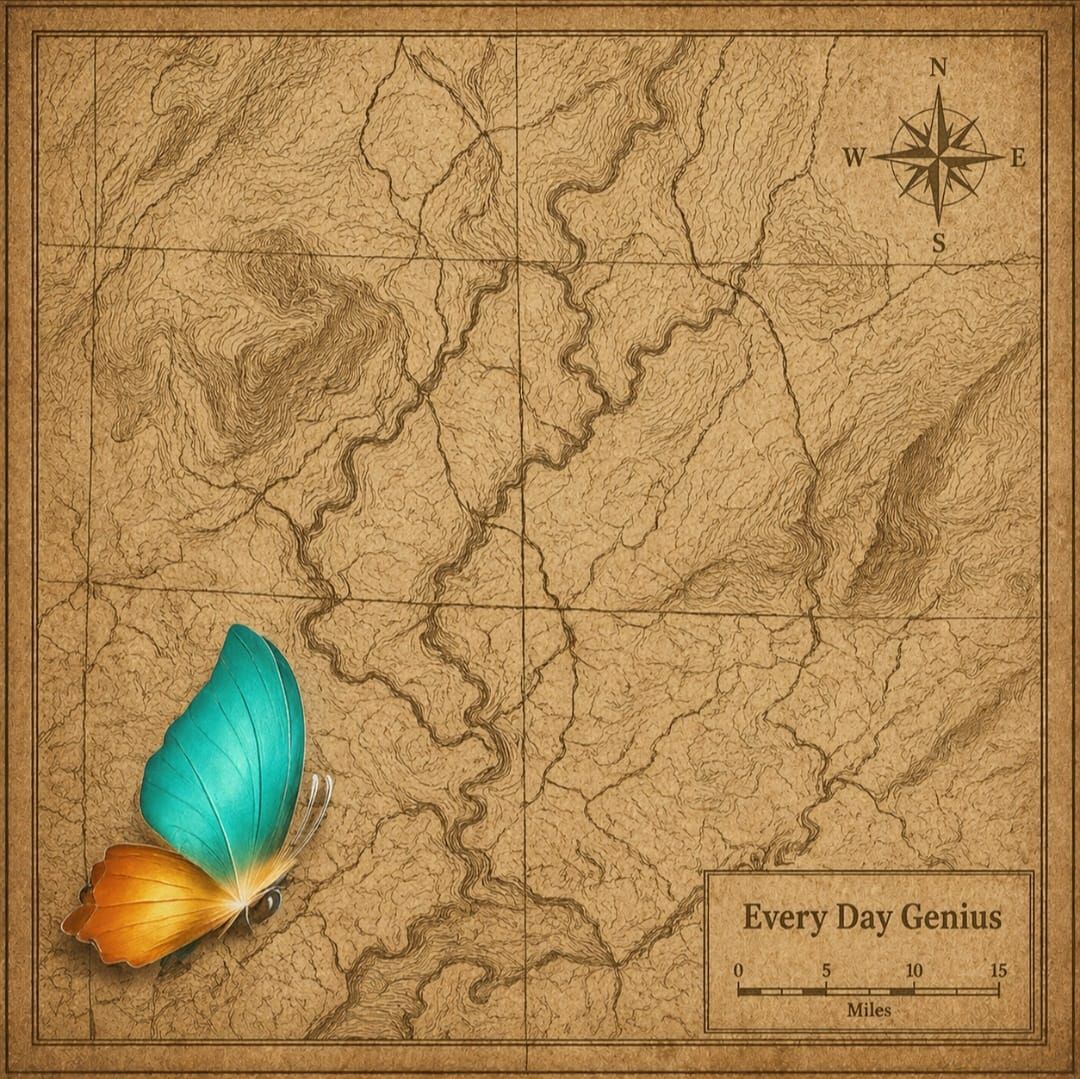 Mapping the Expression of Genius