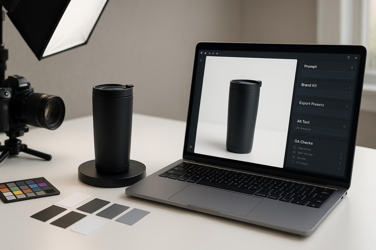 How to Make Product Photos and Social Creatives with AI (Safely)