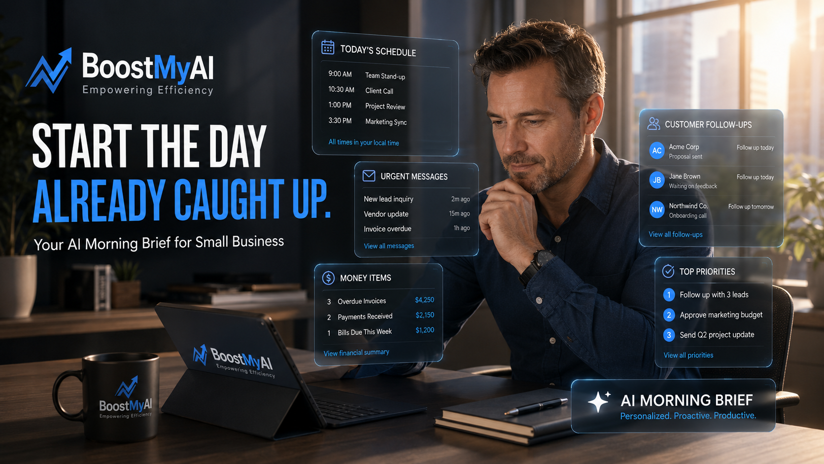 The AI Morning Brief: How Small Business Owners Can Start the Day Already Caught Up
