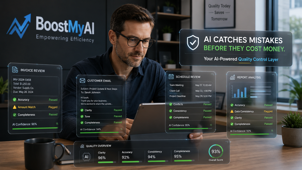 How to Use AI as a Quality Control Layer Before Mistakes Cost You Money