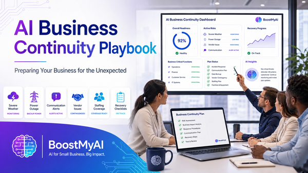 The AI Business Continuity Playbook: Preparing Your Small Business for the Unexpected