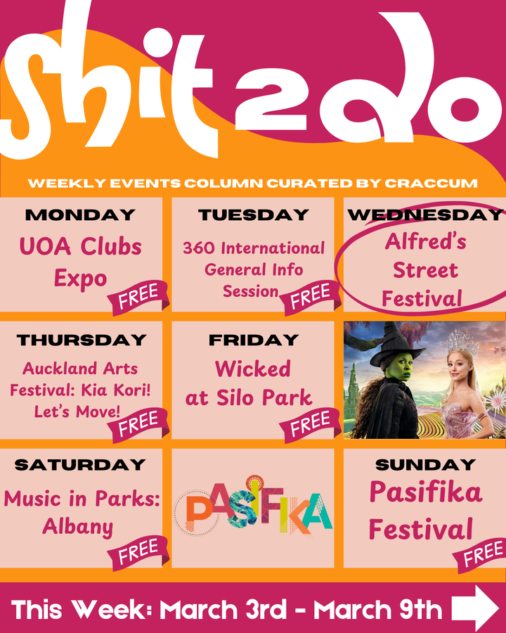Shit 2 Do | March 3rd - 9th