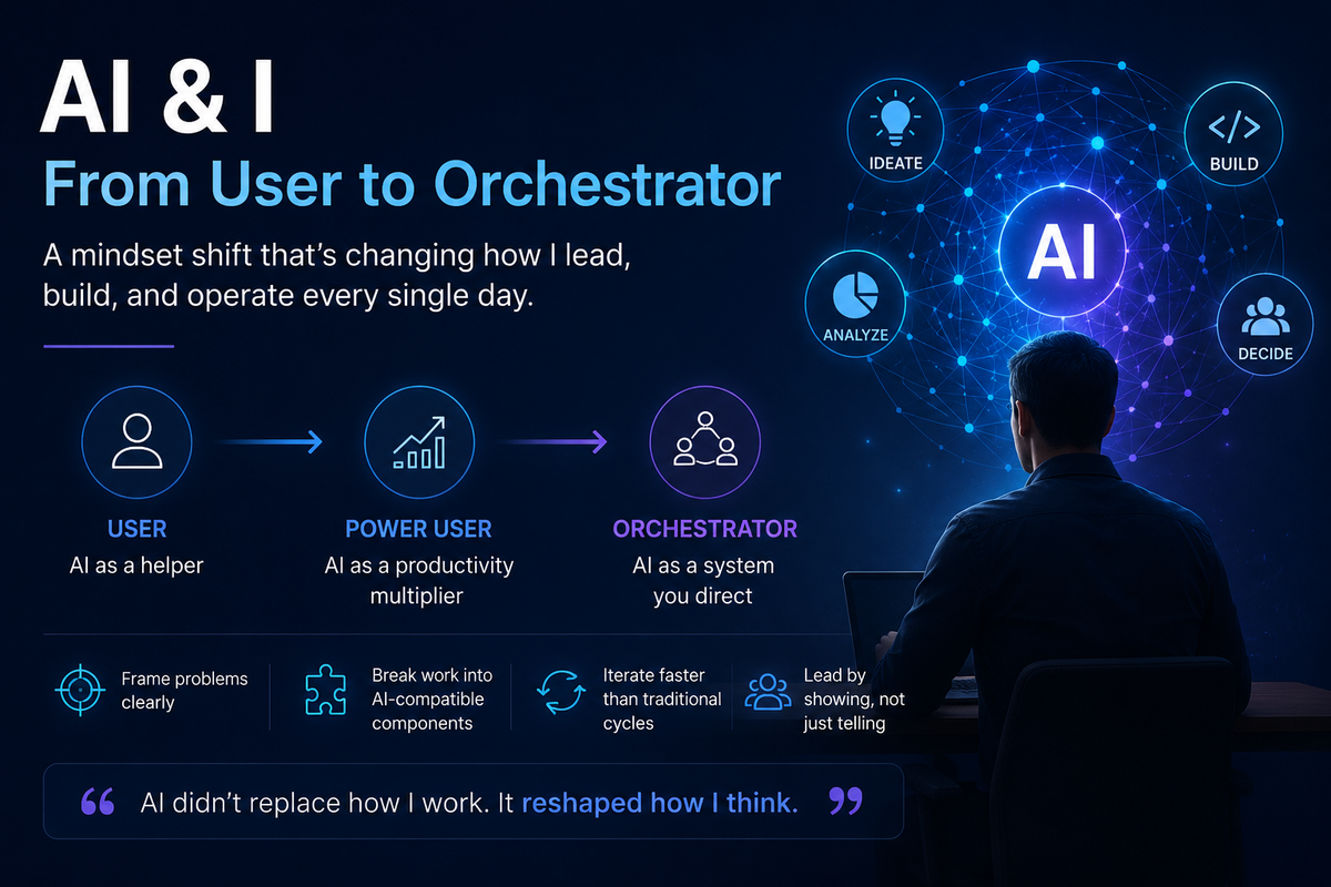 AI & I — From User to Orchestrator