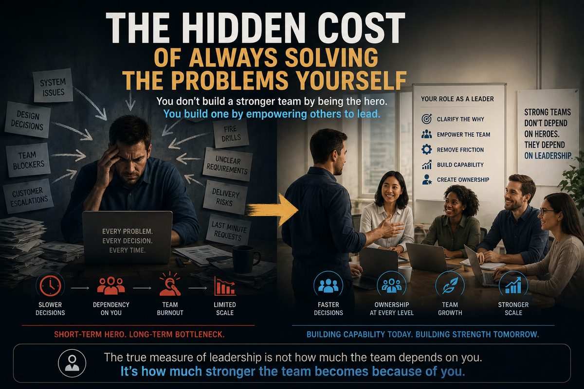 The Hidden Cost of Always Solving Problems Yourself