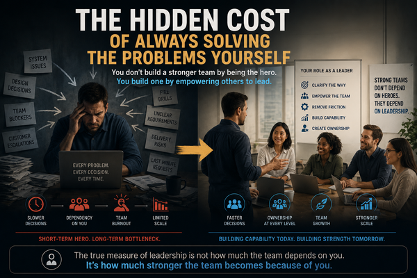The Hidden Cost of Always Solving Problems Yourself