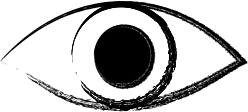 The Seeing learning action icon, a hand-drawn eye